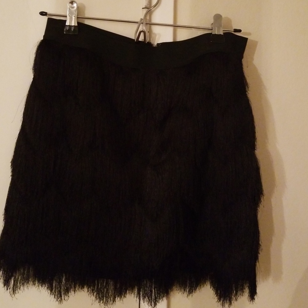BCBG MaxAzria fringe skirt